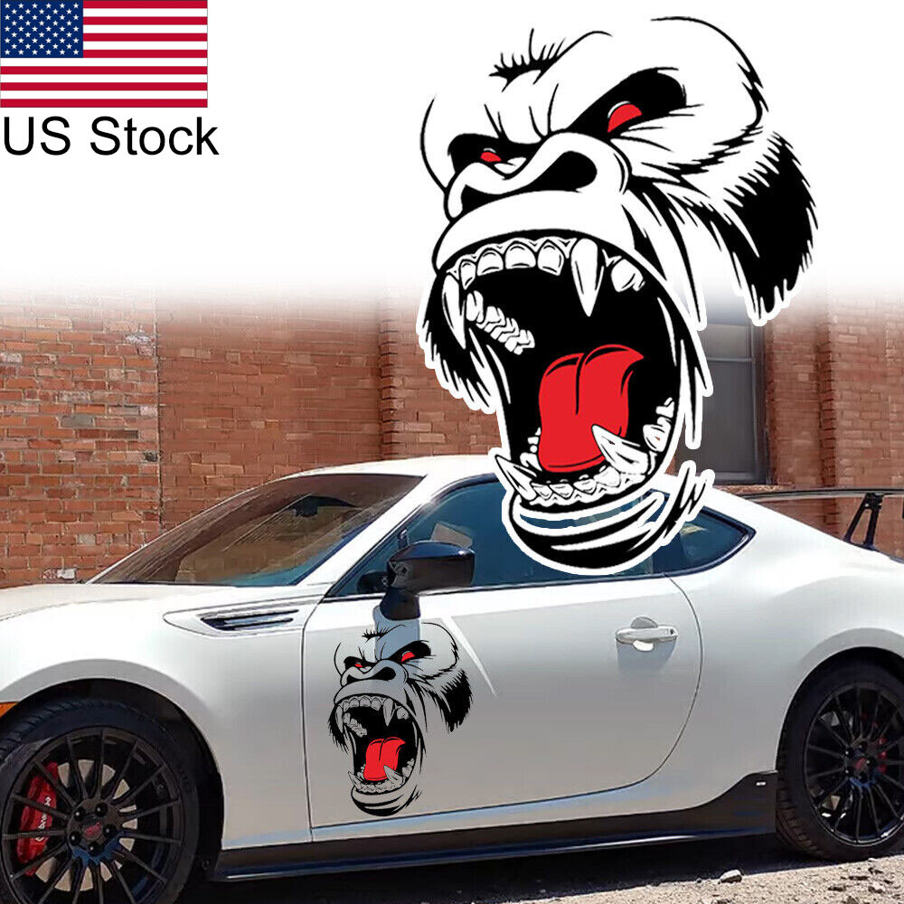 Universal Horror Ape Animal Beast Totem Vinyl Decal Sticker Truck Hood Side Door