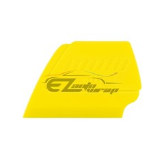 3pc Yellow Hard-Edge Precision Detailed Squeegee Vinyl Wrap Application Scraper