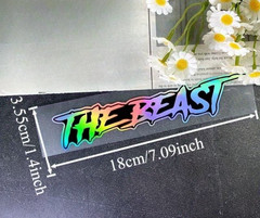 1X THE BEAST Car Van EV Bumper Window Laptop Wall Funny Vinyl Decal Sticker