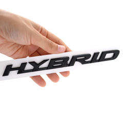 Metal 3D HYBRID Emblem Car Body Fender Side Door Rear Trunk Badge Decal Sticker