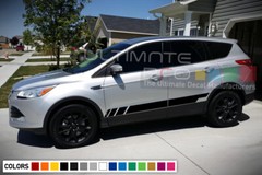 Sticker for Ford Escape Side Stripes Decal S SE Sport SEL Titanium Rocker panel
