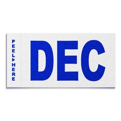California Month Sticker (December) DMV License Plate Month Sticker Original