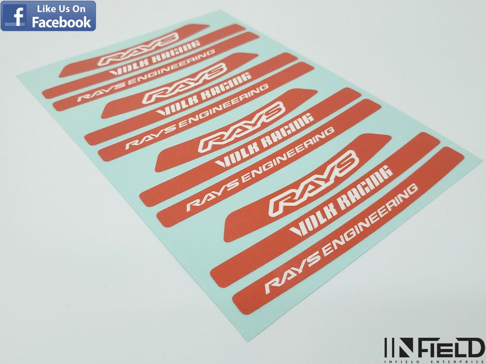 JAPAN MATERIAL VOLK RACING CE28 CLUB RACING II BLACK EDITION STICKER #R067