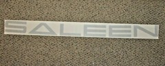 99-04 Windshield banner SILVER oem decal Mustang