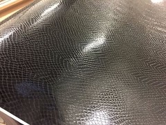 6FT x 5FT GLOSS Snake Skin Black Texture Vinyl Car Wrap Film Sticker Decal Roll