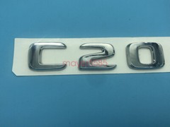 Chrome ” C200d ” Number Letters Rear Trunk Badge Emblem for Mercedes Benz C200d