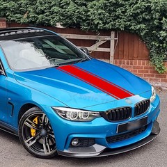 Racing Hood Stripes Stickers Vinyl Decal Decoration For Car SUV Truck Universal