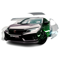 3M Colored PPF / PWF Series Gloss Flip Psychedelic Paint Protection | PWF-GP281