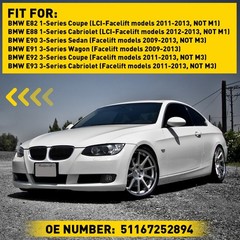 1/2Set For BMW E82 E90 E91 325i 328i 335i Right Side Mirror Glass Heated 5116725