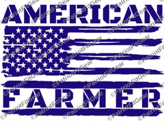 American Farmer,American Flag,Farming,Agribusiness,Dairy Farm,Custom Vinyl Decal