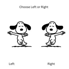 Dog Dancing Vinyl Decal Choose Size and Color