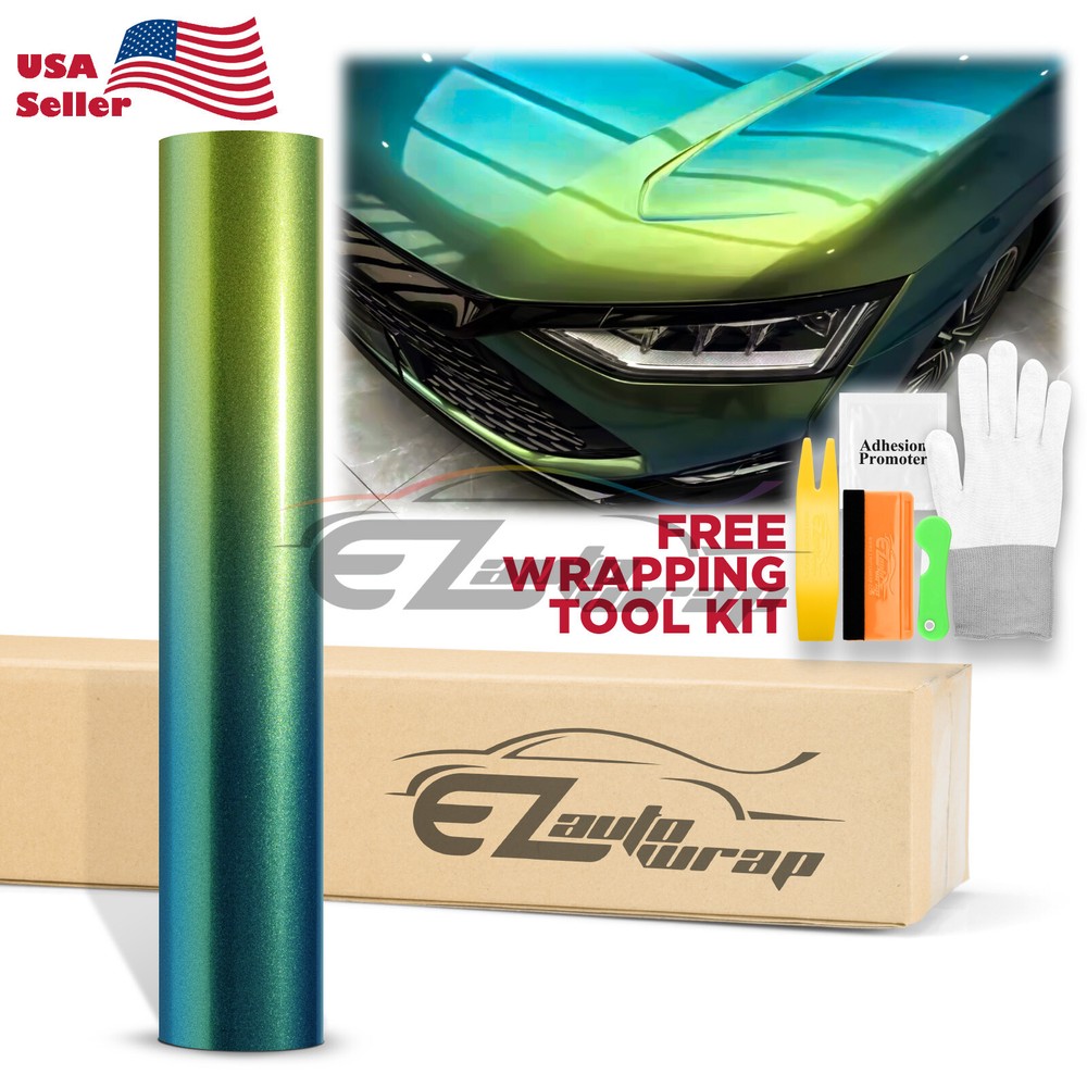 Galaxy Dust Gloss Spring Green Metallic Auto Sticker Decal Vinyl Wrap Sheet Film