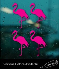 Pink Flamingo (Various Sizes) VINYL STICKER DECAL MIAMI BIRD BEACH ISLAND
