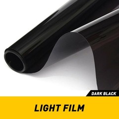 12″ x 72″ Gloss Dark Black Smoke Headlight Taillight Fog Light Tint Film Vinyl