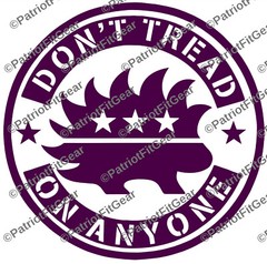 Dont Tread On Anyone,Libertarian,Not Left,Not Right,Just Free,Merica,Vinyl Decal