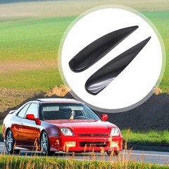 2x Headlight Spoilers Headlight Eyebrow Eyelids Trim Cover Easy to Install Front