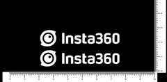 Insta 360 Die Cut Vinyl Sticker Set of 2, 5″ Pick your color