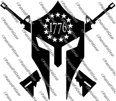 Spartan,Gun Rights,Molon Labe,Dont Tread On Me ,1776,2A,Custom Vinyl Decal