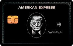 CUSTOMIZED AMERICAN EXPRESS Credit Card Sticker Metal
