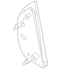 Genuine Ford Door Applique 2C2Z-15214A62-AAA