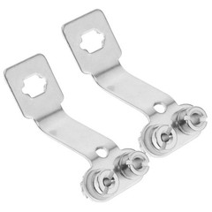 2 Pcs Stainless Steel Fencing Foil Hanger Wall Mount For Storage