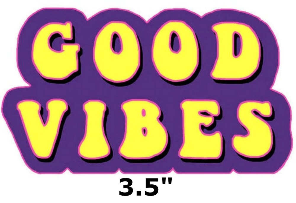 Good Vibes – Car Truck Window Bumper Graphic Sticker Decal Souvenir