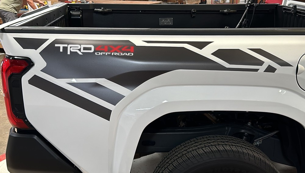 TRD 4×4 Off Road specific side vinyl decal for 2024 2025 2026 Toyota Tacoma