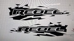Compatible with Ram REBEL side bed Vinyl Decals Geometric Graphics All Trucks