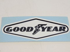 Good Year Tires Sticker Decal White Black 6″ x 2 1/2″ New