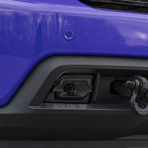 Fits 2019+ Chevy Silverado 1500 Fog Light Overlay Tint Kit – Smoke Blackout Dark