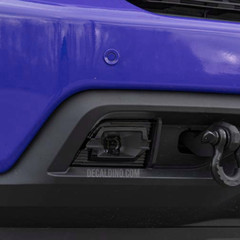 Fits 2019+ Chevy Silverado 1500 Fog Light Overlay Tint Kit – Smoke Blackout Dark