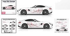 Elegant 2PCS Cherry Blossom Side Decals for Cars – 70.8 x 23 in Quality Vinyl