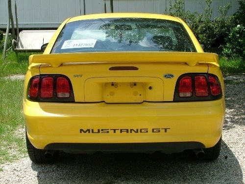 94 – 98 Ford Mustang V6 and rear bumper insert decals FITS: GT and non-GT
