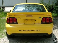 94 – 98 Ford Mustang V6 and rear bumper insert decals FITS: GT and non-GT