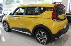 FOR 2020-2025 Kia Soul Stripes Side OVERSOUL Body Vinyl Graphics Accent Decals