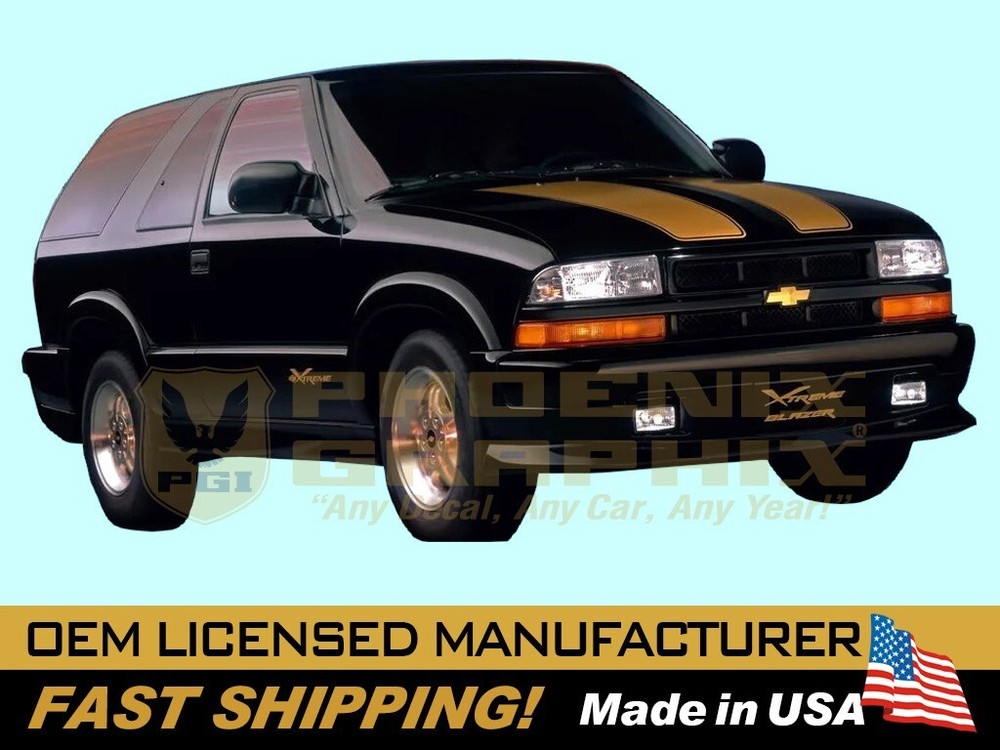 2002 2003 2004 2005 Chevy Blazer Xtreme Extreme Truck Decals Stripes Kit