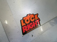 Lock Right Powertrax Decal Sticker