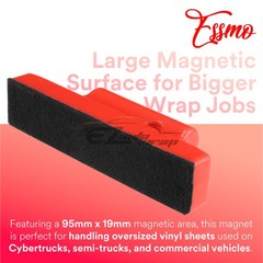Magnet Bar Holder Hands Gripper Rubber Car Vinyl Wrap Window Tint Tool Kit Free