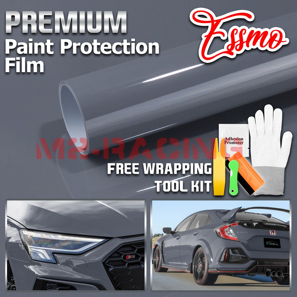 5FTx8FT PPF Paint Protection Film Gloss Gunmetal Gray Invisible Scratches Shield