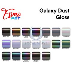 ESSMO PET Galaxy Dust Gloss Phantom Rose Black Auto Car Vinyl Wrap Decal Sticker