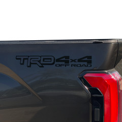 TRD Off Road Toyota Tundra 2024 2025 vinyl decals stickers bedside offroad 2P