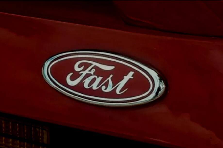 87-93 Fast mustang trunk badge emblem overlay decal Ford Decal NOT EMBLEM.