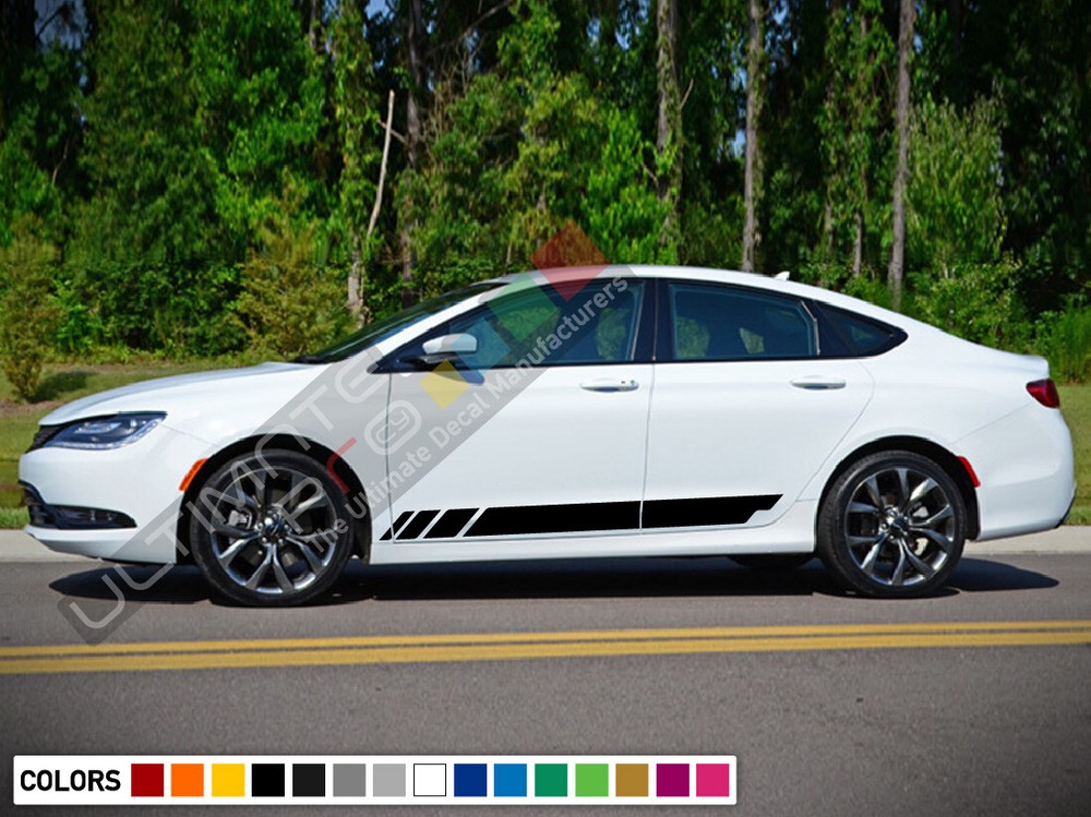 Stickers Graphic Decal Stripe Kit for Chrysler 200 Mirror Cover Bulbs 2017 2018