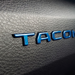 Premium 3D Raised Letters 2016-2023 Tacoma Glovebox – color matching