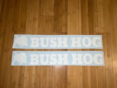 BUSH HOG Attachments 24” Decals x2 Farm Equipment Vinyl Decal Stickers Implement