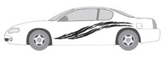 DECAL #A930 VINYL GRAPHIC AUTO SUV VEHICLE CROSS OVER MODERN TRUCK VAN CAR SEMI