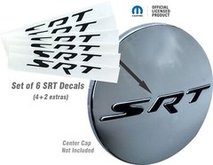SRT Center Cap Overlay Decals – Charger, Challenger, Grand Cherokee, Durango