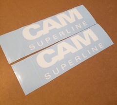 Cam Superline Trailer decals stickers 18-22″ gloss Die CUT vinyl FAST