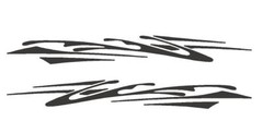 #A1253 DECAL VINYL GRAPHIC VEHICLE CAR TRUCK CROSS OVER SUV VAN SEMI MODERN AUTO