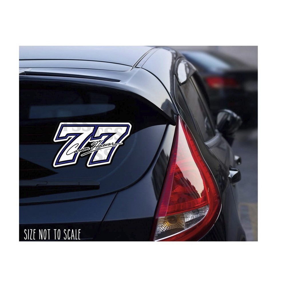 Carson Hocevar #77 Sticker Decal NASCAR Racing 4”